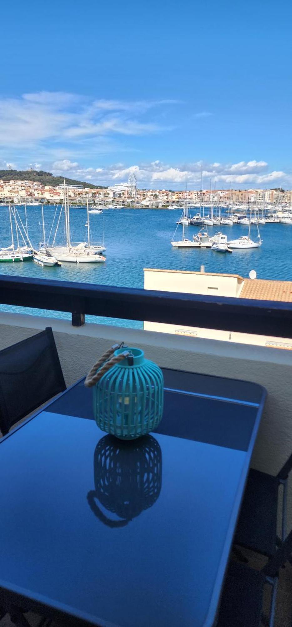 Studio Meuble Cap D Agde Avec Tres Belle Vue Sur Le Port Exterior photo