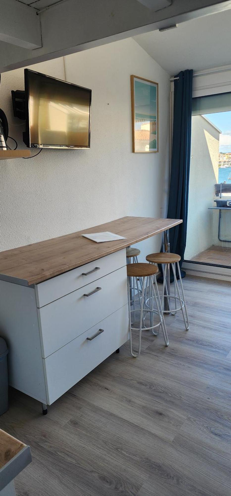 Studio Meuble Cap D Agde Avec Tres Belle Vue Sur Le Port Exterior photo